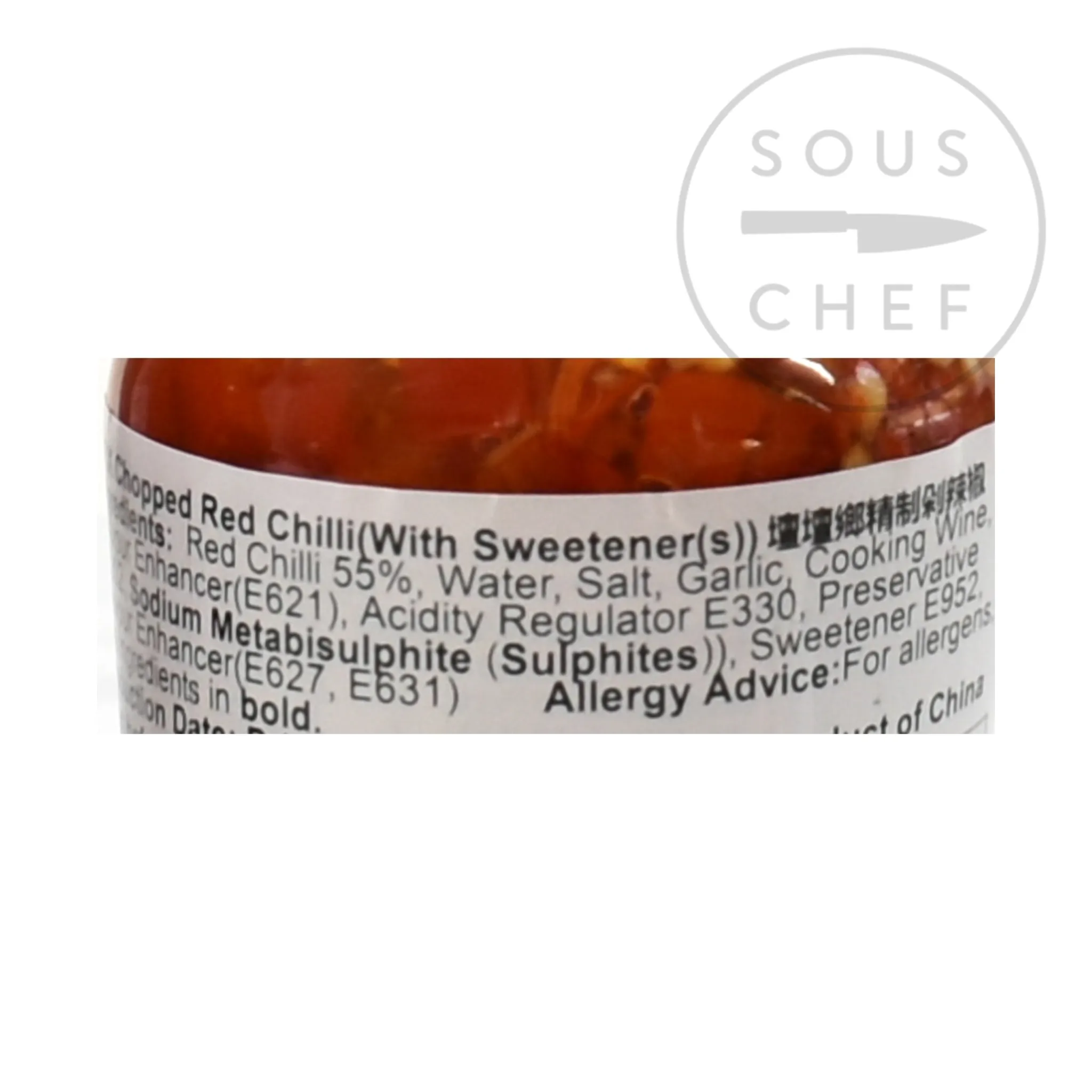 Clearance - Chopped Salted Red Chilli, 210g Ingredients Brands|Chinese Ingredients