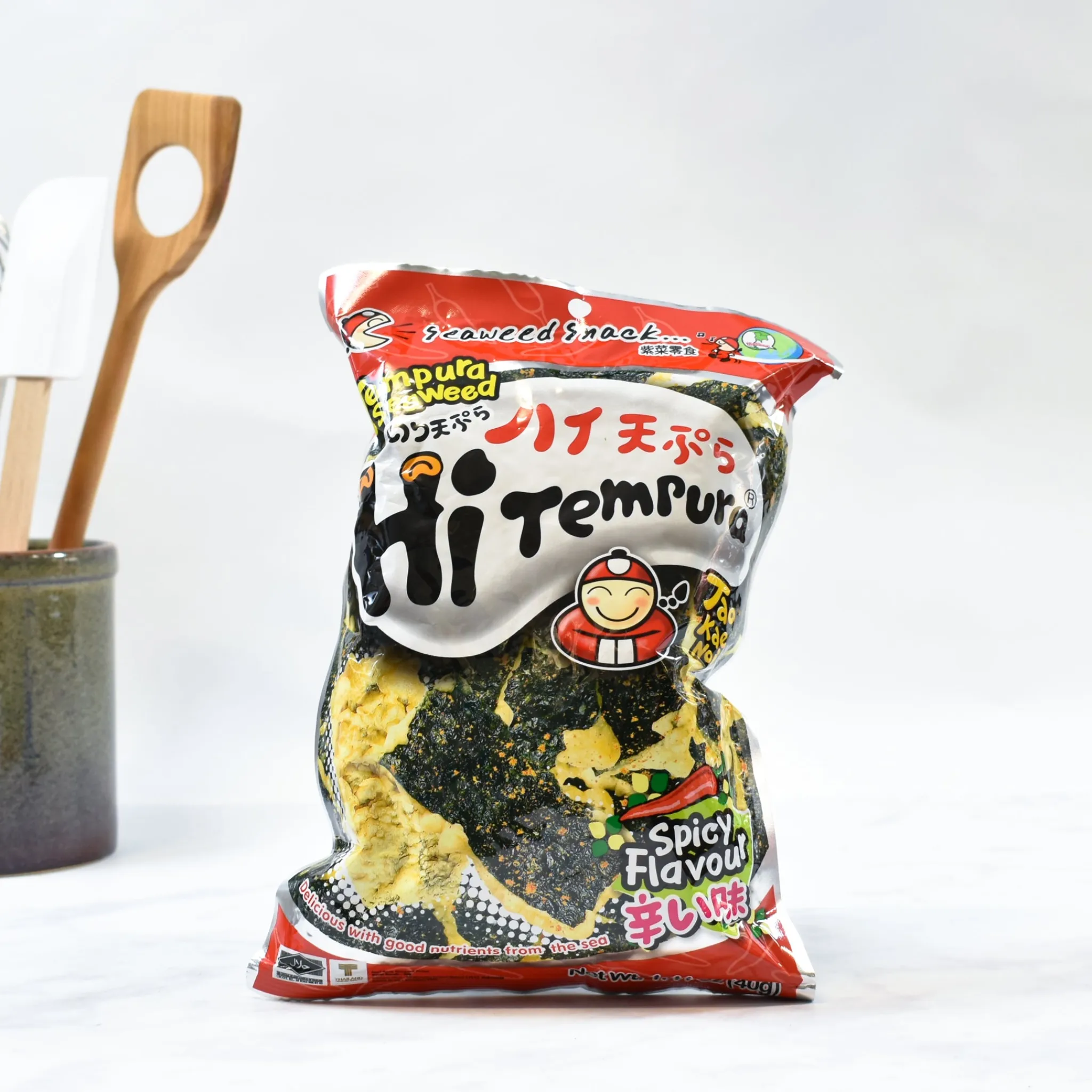 Outlet Tempura Seaweed Spicy, 40g Ingredients Brands|Southeast Asian Ingredients