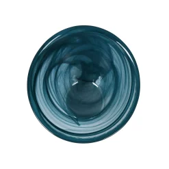Online Teal Marble Glass Bowl, 14.5cm Tableware Brands|Crockery & Dinnerware