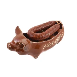 Terracotta Chorizo Pig Serving Dish, 30cm Tableware Brands