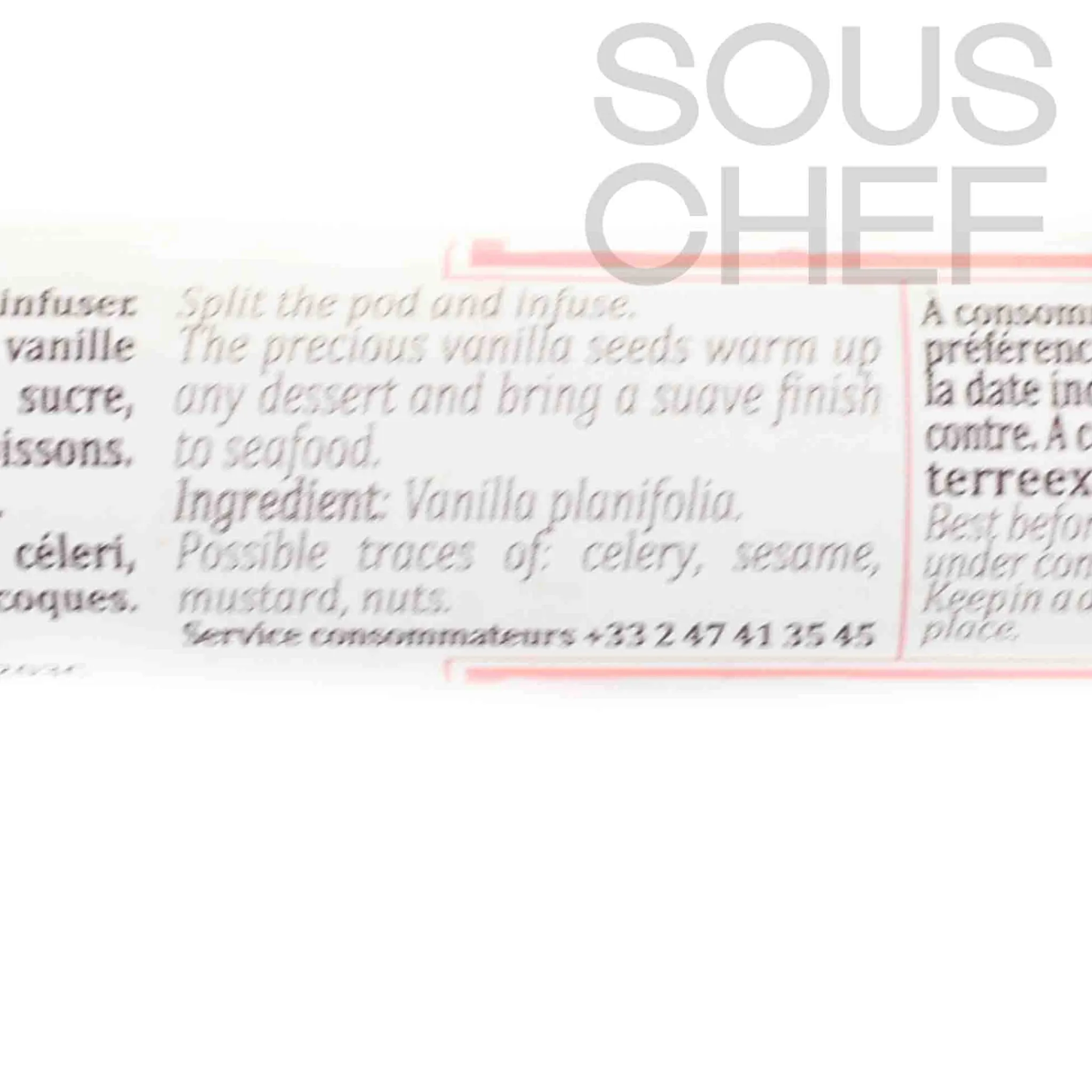Hot Bourbon Vanilla From Madagascar, 2 pods French Ingredients|Ingredients Brands