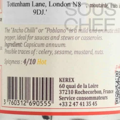 Discount Crushed Ancho Chilli Pepper, 45g Ingredients Brands|Herbs & Spices