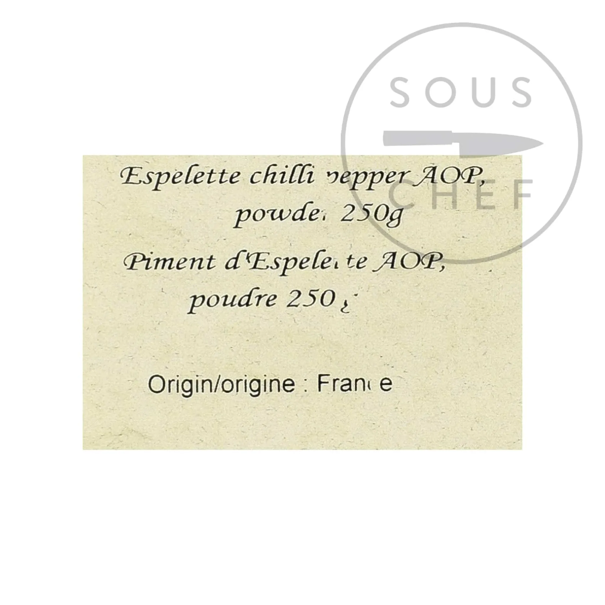 Online Espelette Chili Pepper DOP, 250g Ingredients Brands|French Ingredients