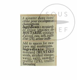 Mustard With Summer Truffle (2%), 100g Ingredients Brands|French Ingredients