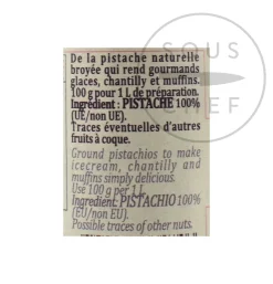 Clearance Pistachio Paste, 100g Ingredients Brands|French Ingredients
