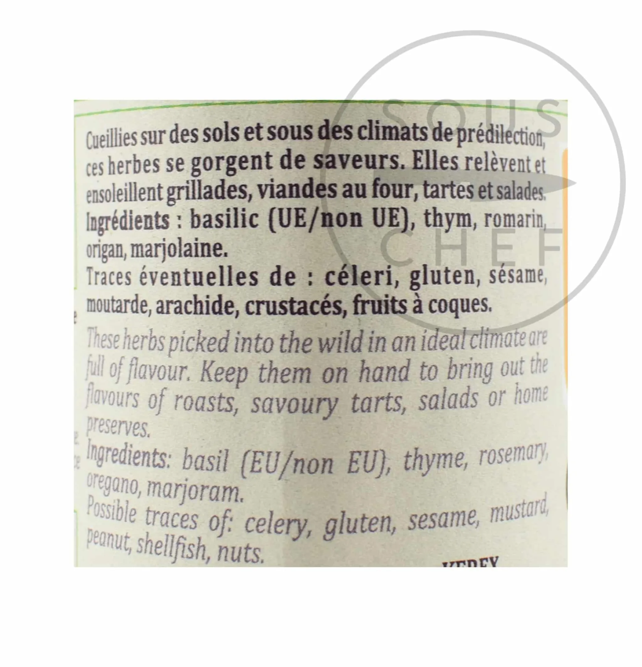 Discount Wild Herbs, 25g Ingredients Brands|Herbs & Spices