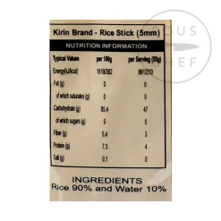 New Thai Rice Stick Noodle 5mm, 400g Southeast Asian Ingredients|Ingredients Brands