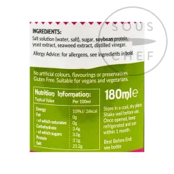 Online Vegan Fish Sauce, 180ml Ingredients Brands|Southeast Asian Ingredients