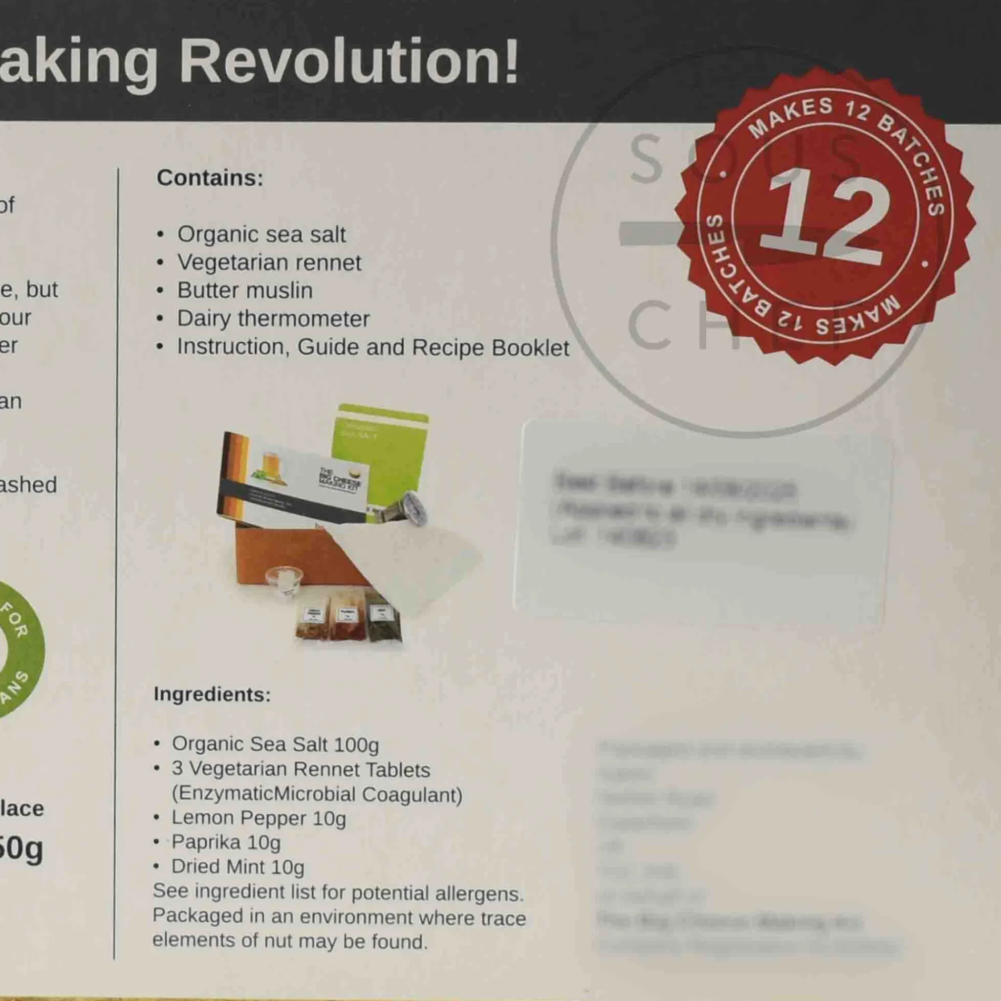 Best The Beer Lovers Cheese Making Kit Made In The Uk