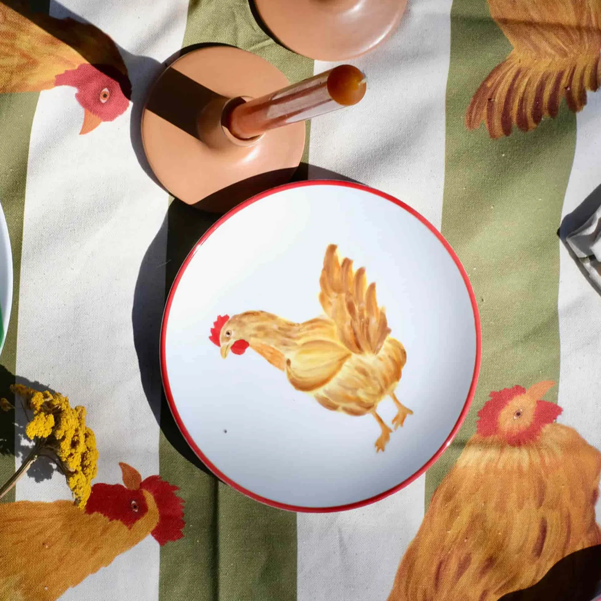 Outlet Conchi Chicken Porcelain Side Plate, 21cm Tableware Brands