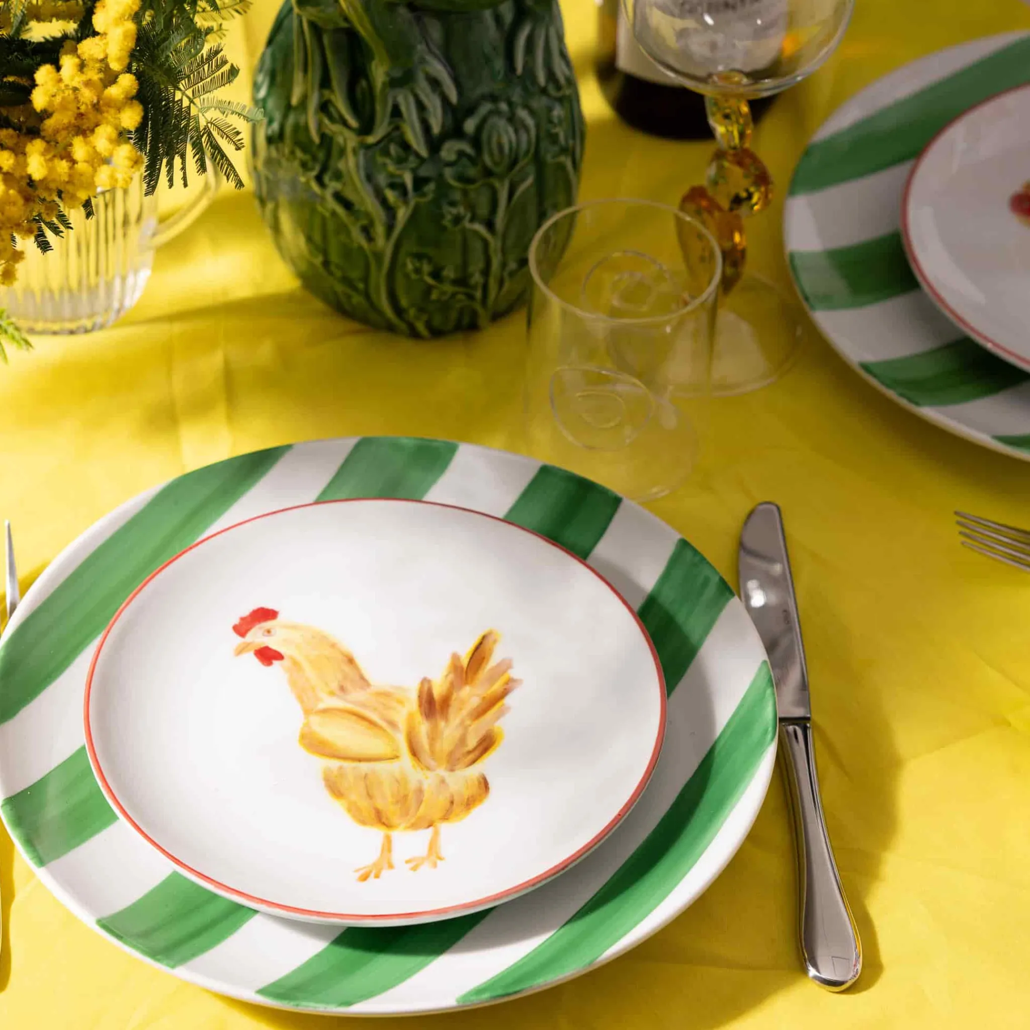 Outlet Conchi Chicken Porcelain Side Plate, 21cm Tableware Brands