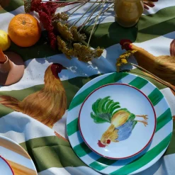 Manolo Rooster Porcelain Side Plate, 21cm Tableware Brands|Plates