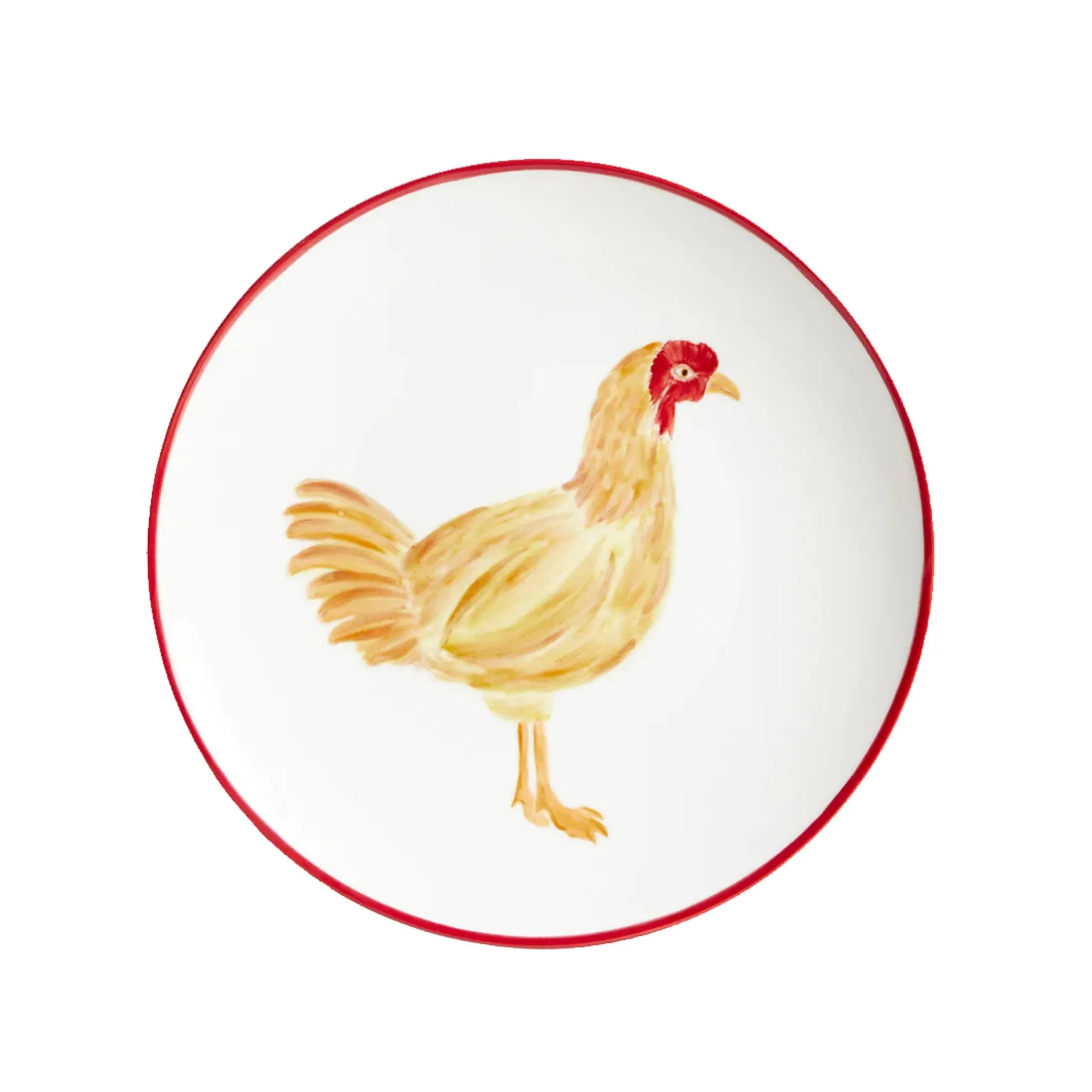 Outlet Menchu Chicken Porcelain Side Plate, 21cm Plates|Crockery & Dinnerware