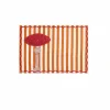 Striped Amanita Mushroom Cotton Placemat Tableware Brands
