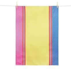 Discount Bright Colourblock French French Jacquard Tea Towel Kitchen Textiles & Clothing
