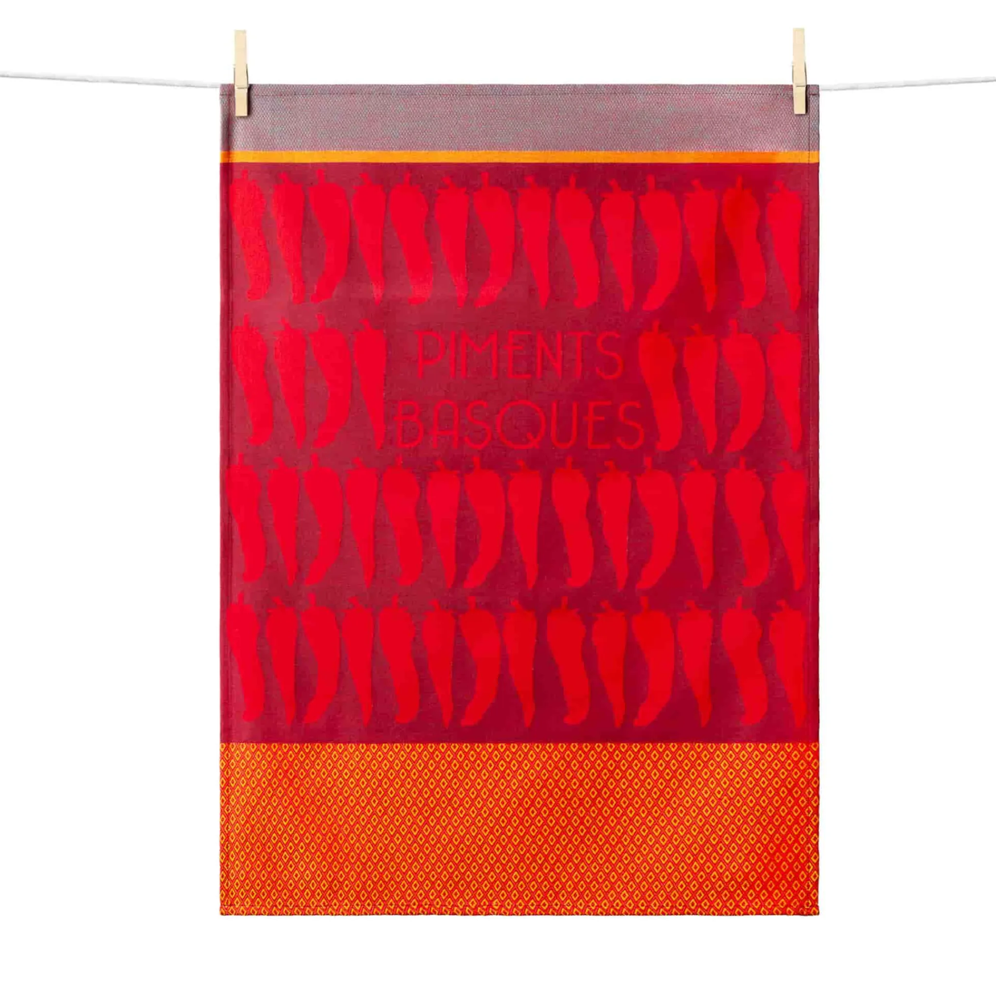 New Chilli Pepper French Jacquard Tea Towel Kitchen Textiles & Clothing