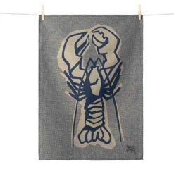 Lobster French Jacquard Tea Towel Kitchen Textiles & Clothing