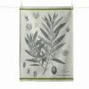 New Olive French Jacquard Tea Towel Kitchen Textiles & Clothing