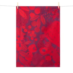 Sale Red Fruits French Jacquard Tea Towel Kitchen Textiles & Clothing