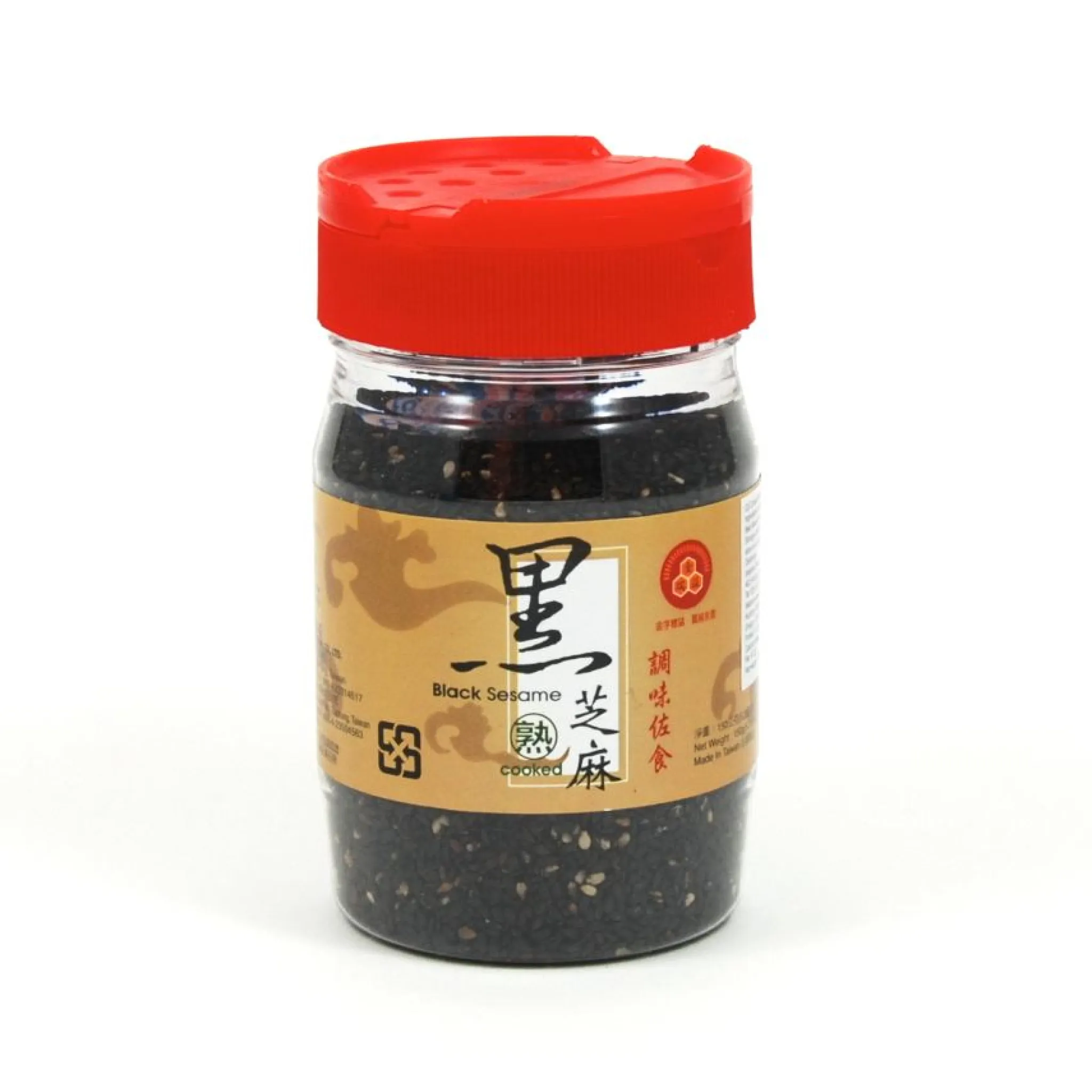 Hot Toasted Black Sesame Seeds, 150g Korean Ingredients|Japanese Ingredients