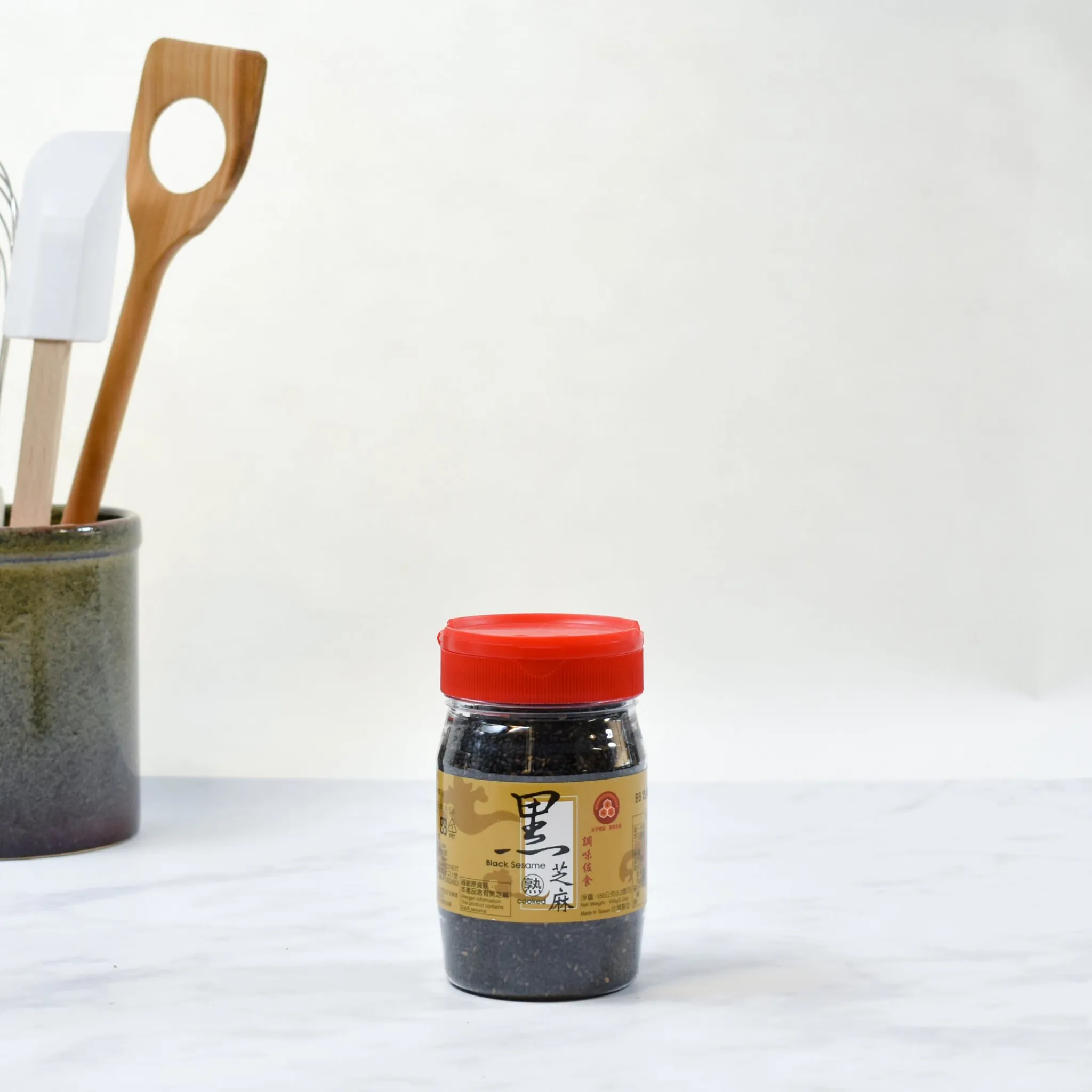 Hot Toasted Black Sesame Seeds, 150g Korean Ingredients|Japanese Ingredients