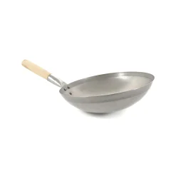Best Traditional Round-Base Carbon Steel Wok Chinese Ingredients|Pots & Pans