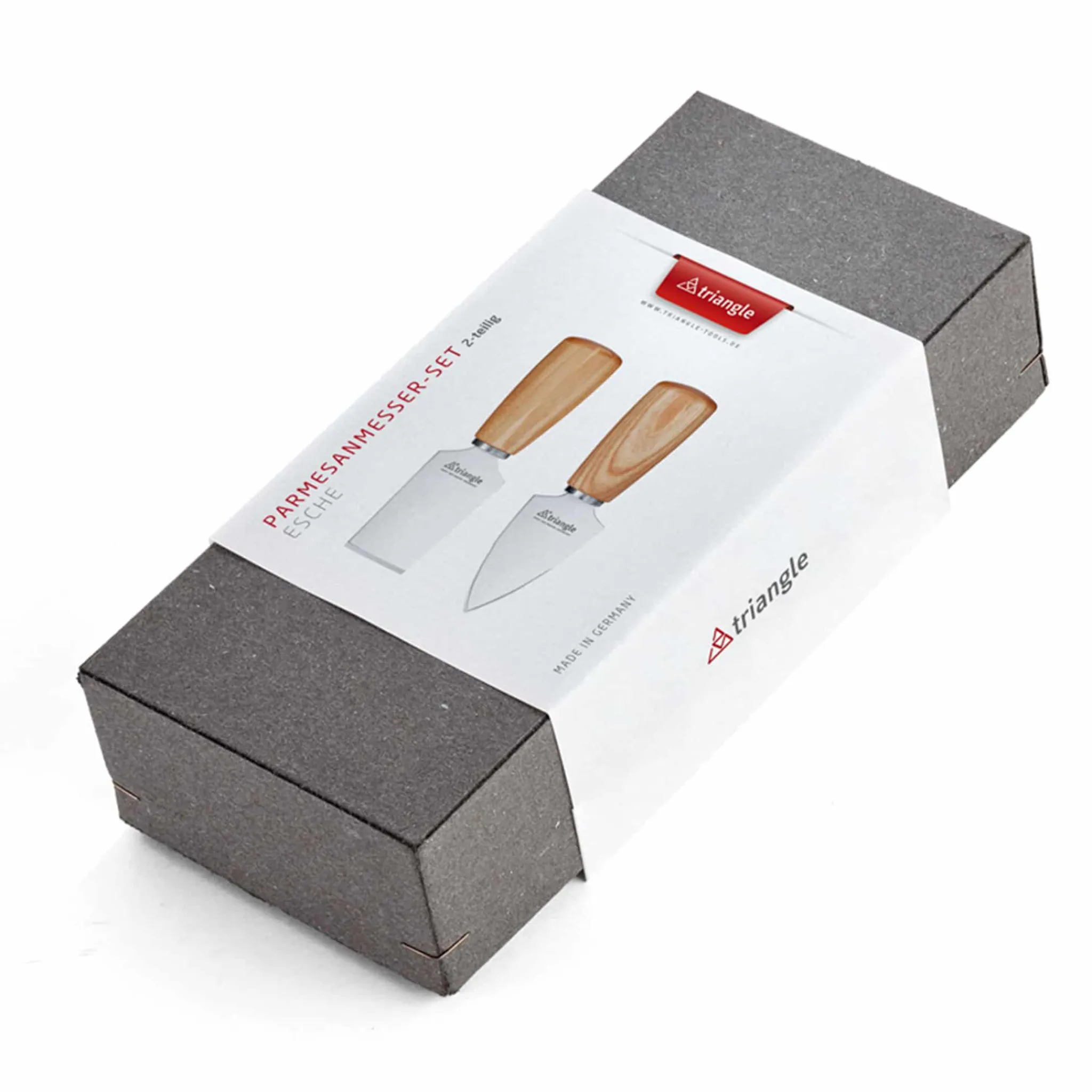 Best Set of 2 Parmesan Knives with Ash Wood Handles Kitchen Knives