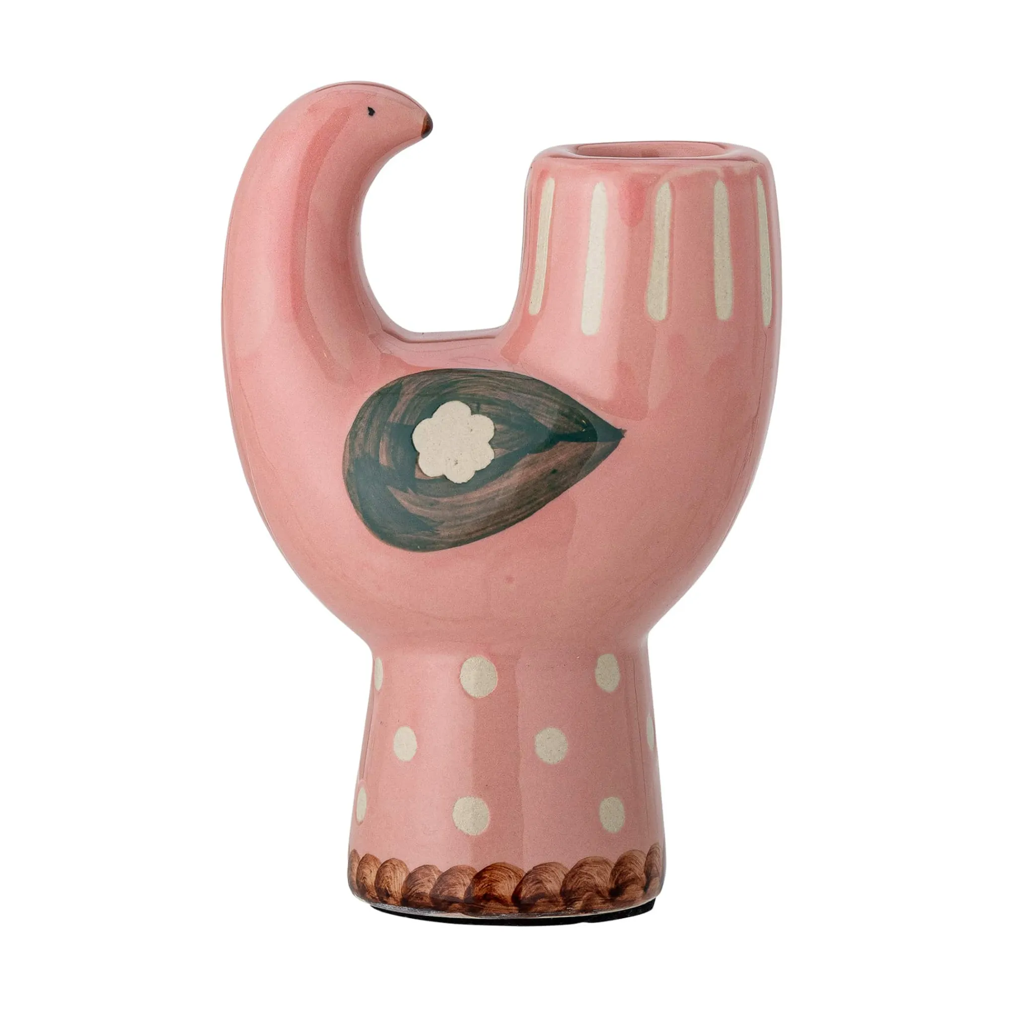 Clearance Trudy Pink Bird Candle Holder Table Setting|Tableware Brands