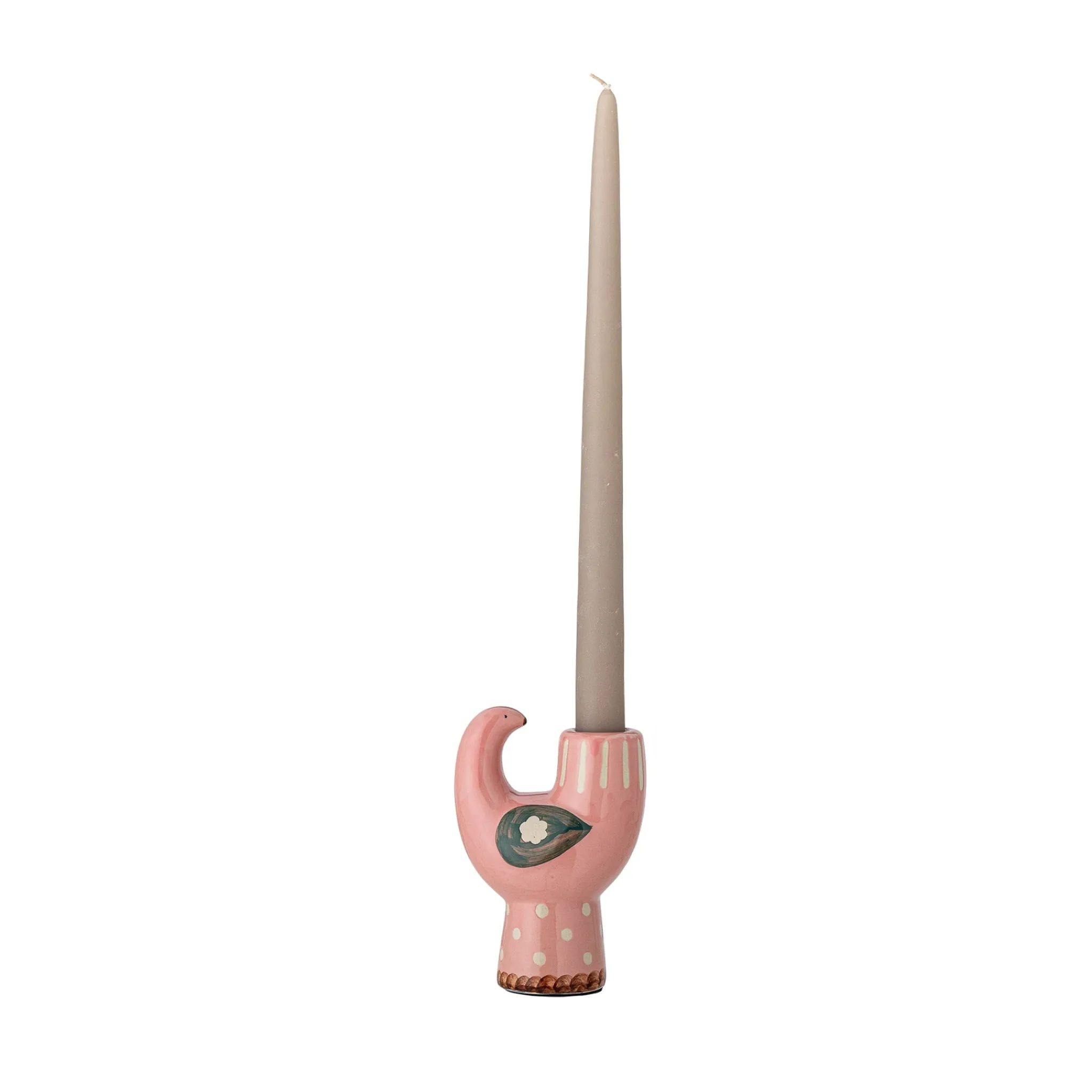 Clearance Trudy Pink Bird Candle Holder Table Setting|Tableware Brands