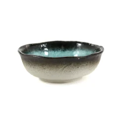 Discount Turquoise Glaze Bowl, 12cm dia x 4cm high Tableware Brands|Japanese Ingredients