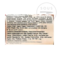 Ume Roasted Sesame Seeds, 80g Japanese Ingredients|Sauces & Condiments