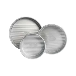 Hot 3 Piece Round Cake Pan Set Baking Supplies & Equipment
