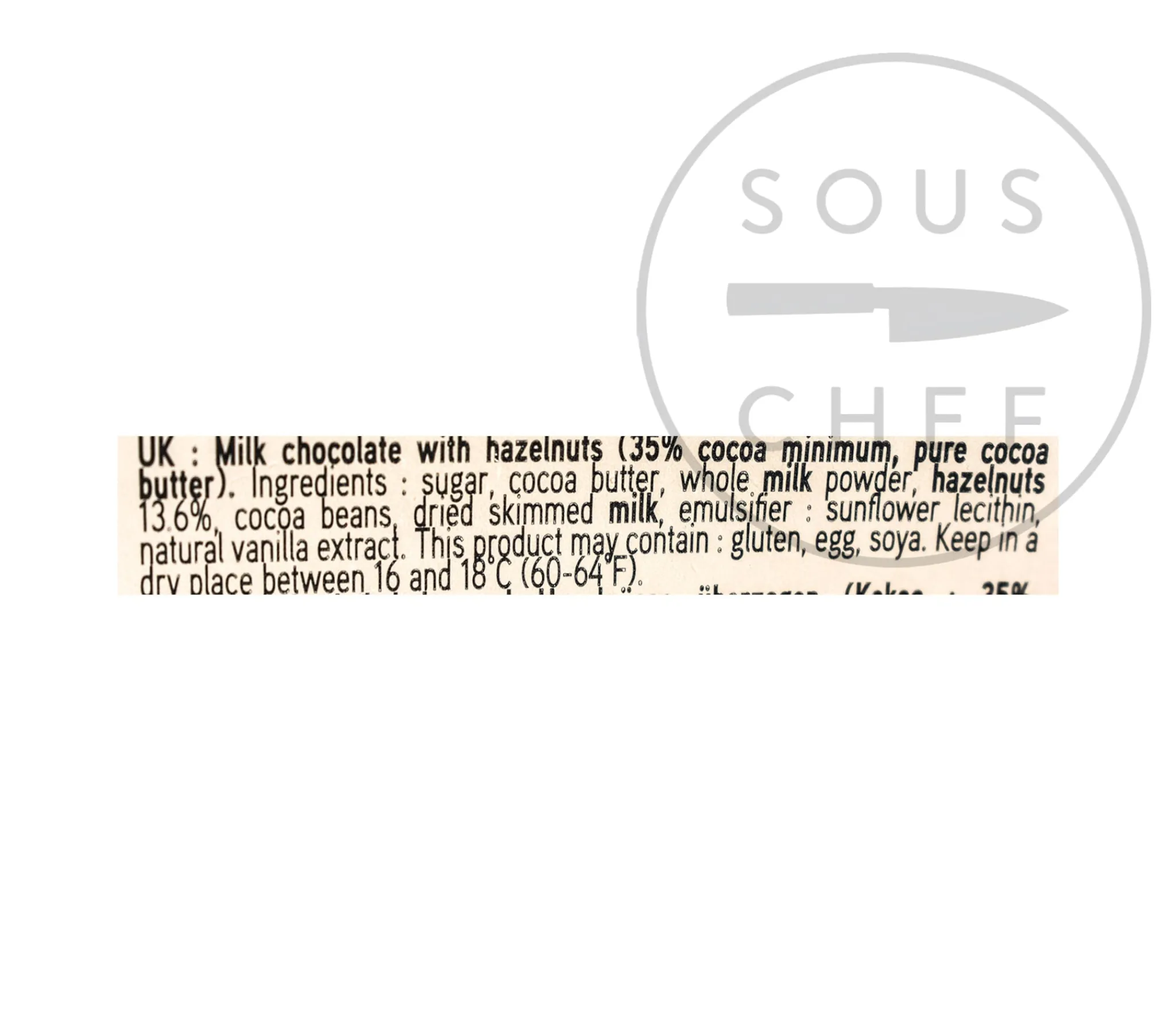 New Azelia 35% Milk Chocolate Chips, 250g Ingredients Brands|French Ingredients