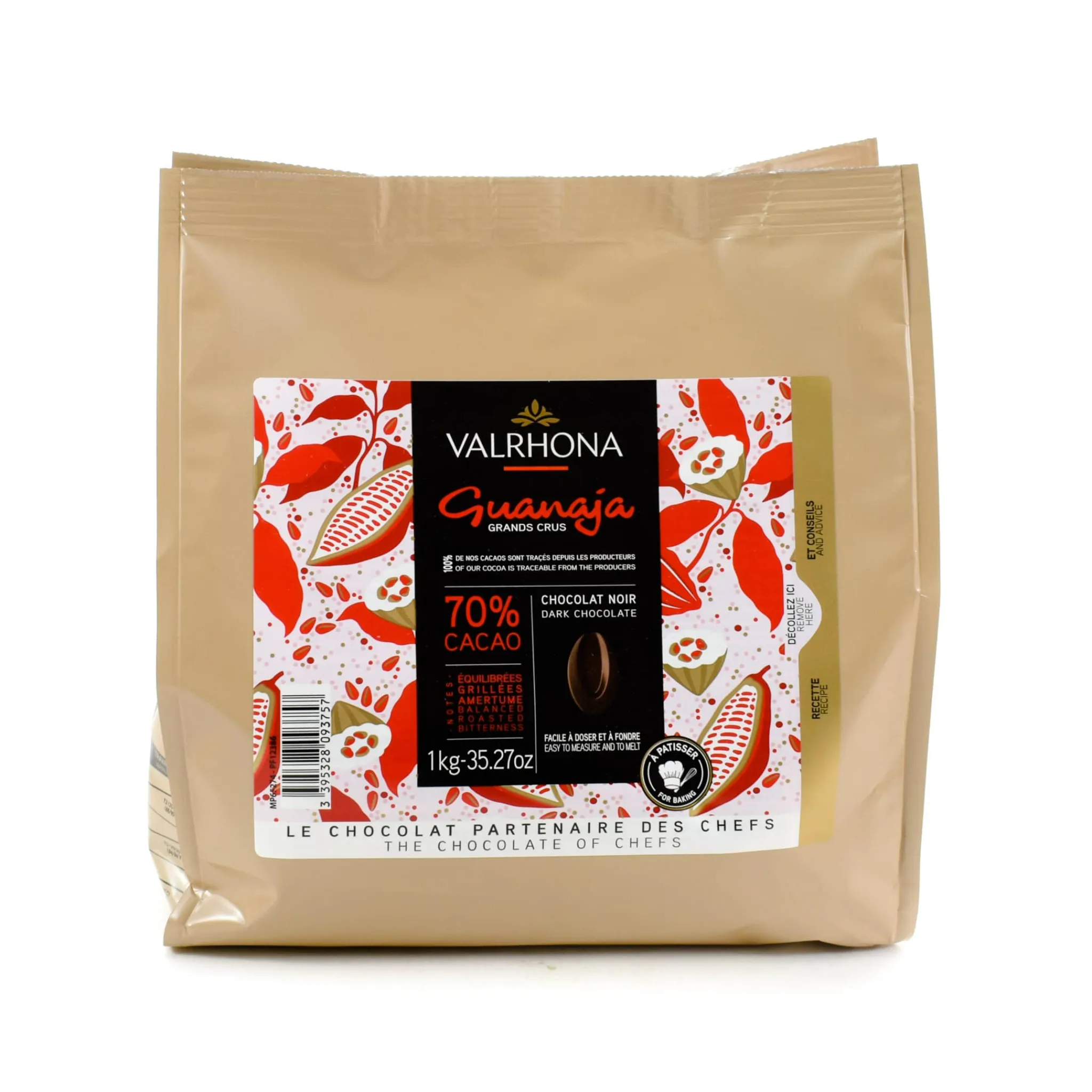 Hot Guanaja 70% Dark Chocolate Chips French Ingredients|Baking Ingredients