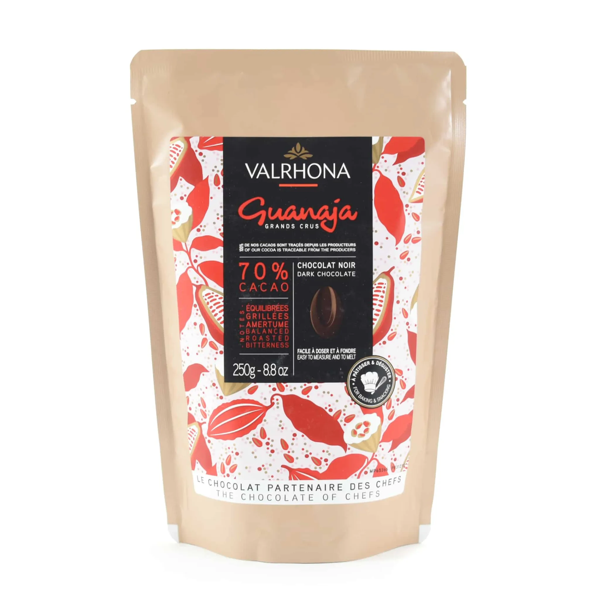 Hot Guanaja 70% Dark Chocolate Chips French Ingredients|Baking Ingredients