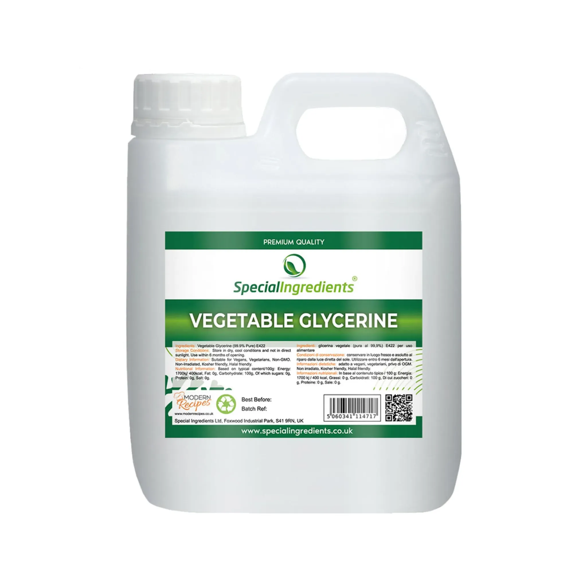 Clearance Vegetable Glycerine, 1 Litre Ingredients Brands|Baking Ingredients