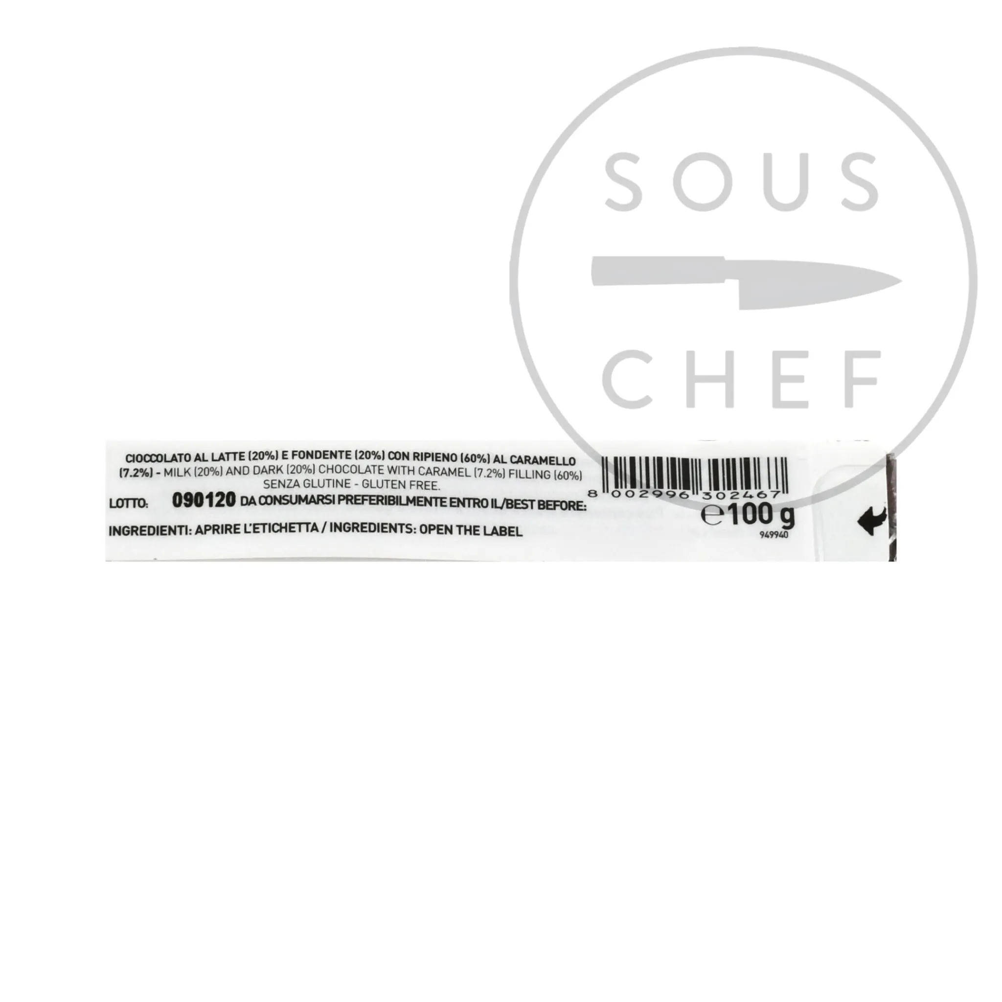 Outlet Nougatine Chocolate, Cigar 100g Ingredients Brands|Italian Ingredients