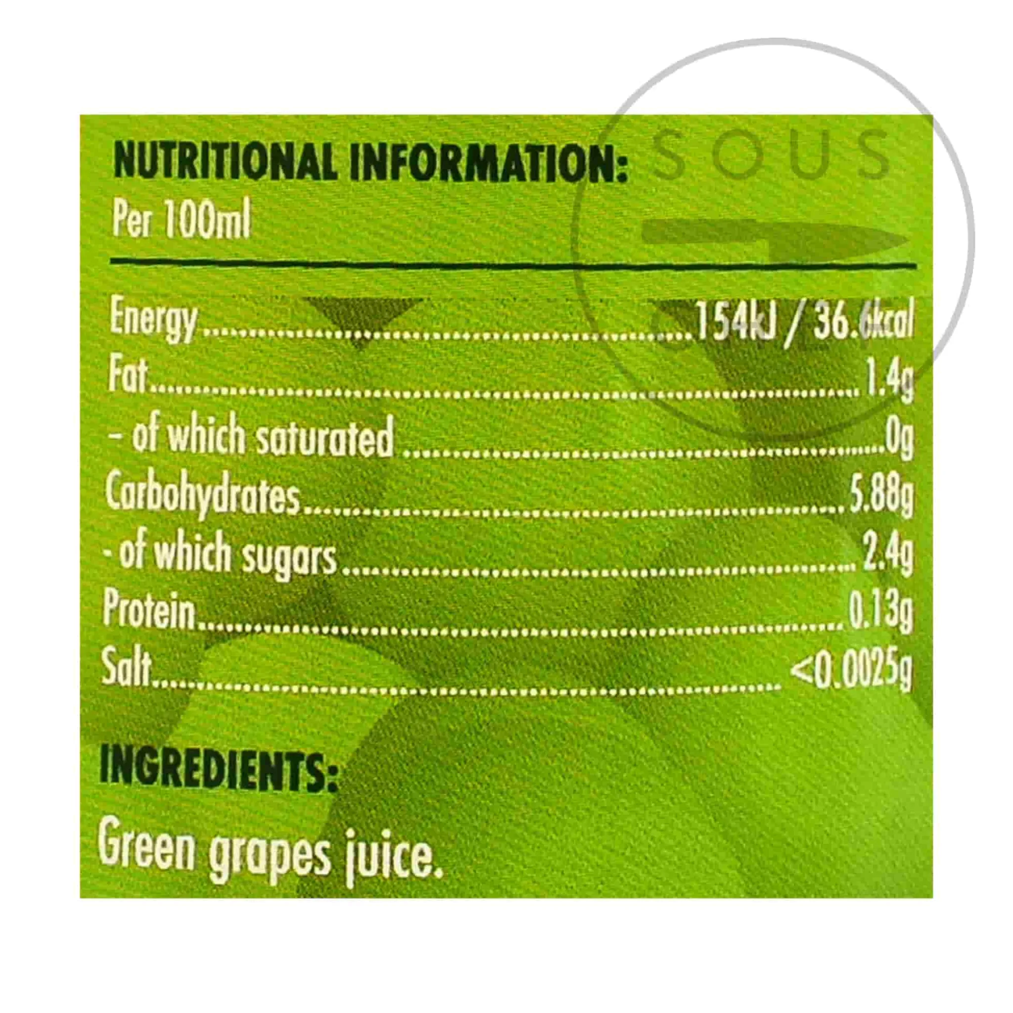 Online Verjus du Perigord 500ml Ingredients Brands|French Ingredients