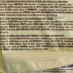 Online Vicenzi Puff Pastry with Hazelnut Cream, 125g Ingredients Brands|Cakes & Bakery