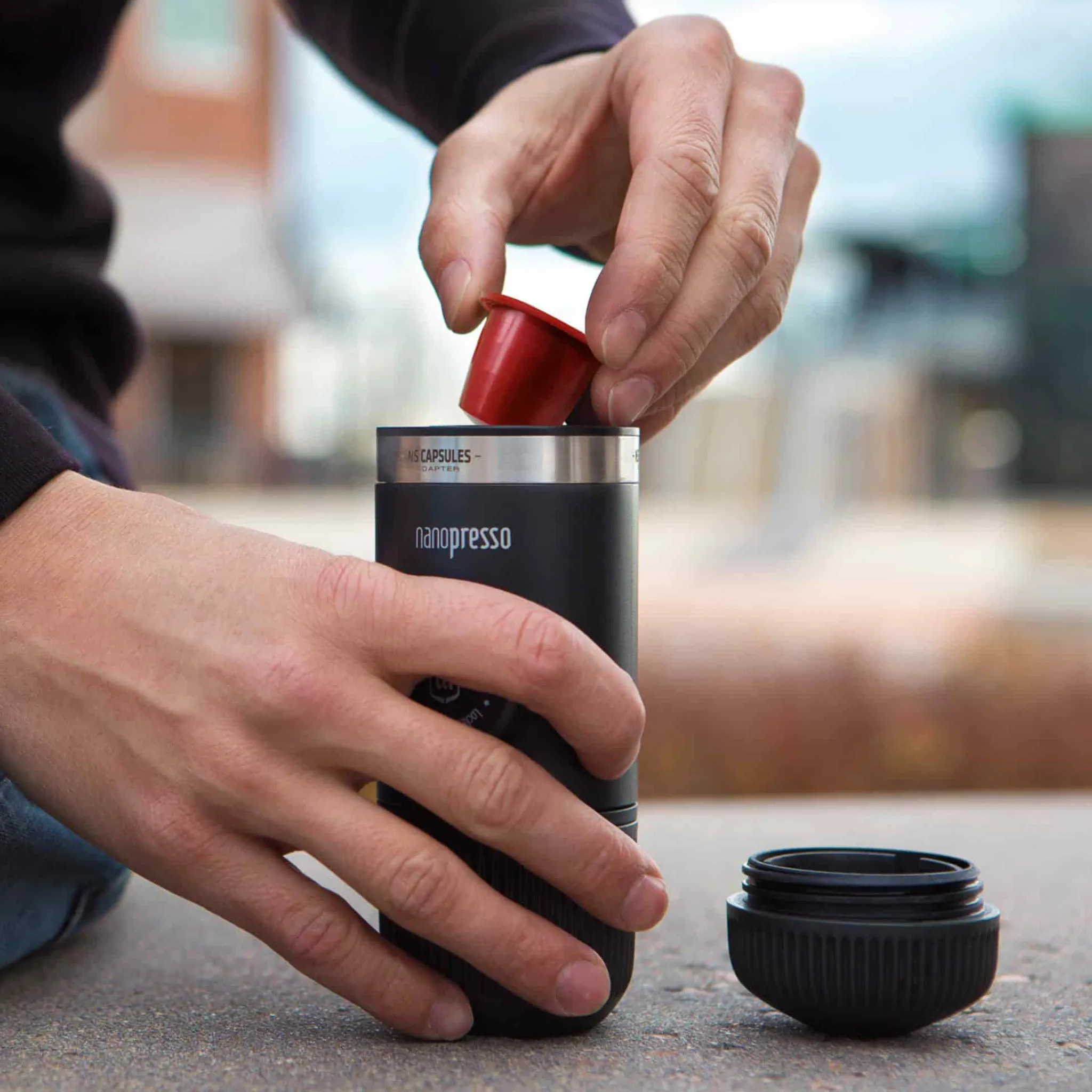Clearance Nanopresso Handheld Espresso Maker with Nespresso Adaptor Tableware Brands