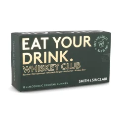 Clearance Whiskey Club 5V Alcoholic Cocktail Jelly Sweets, 140g Ingredients Brands|Chocolate & Sweets