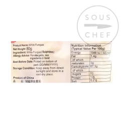 Clearance White Fungus, 80g Chinese Ingredients|Vegetables