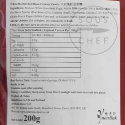 Hot Red Bean Creamy Candy, 200g Ingredients Brands|Chinese Ingredients