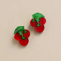 Discount Tomato Stud Earrings Tableware Brands