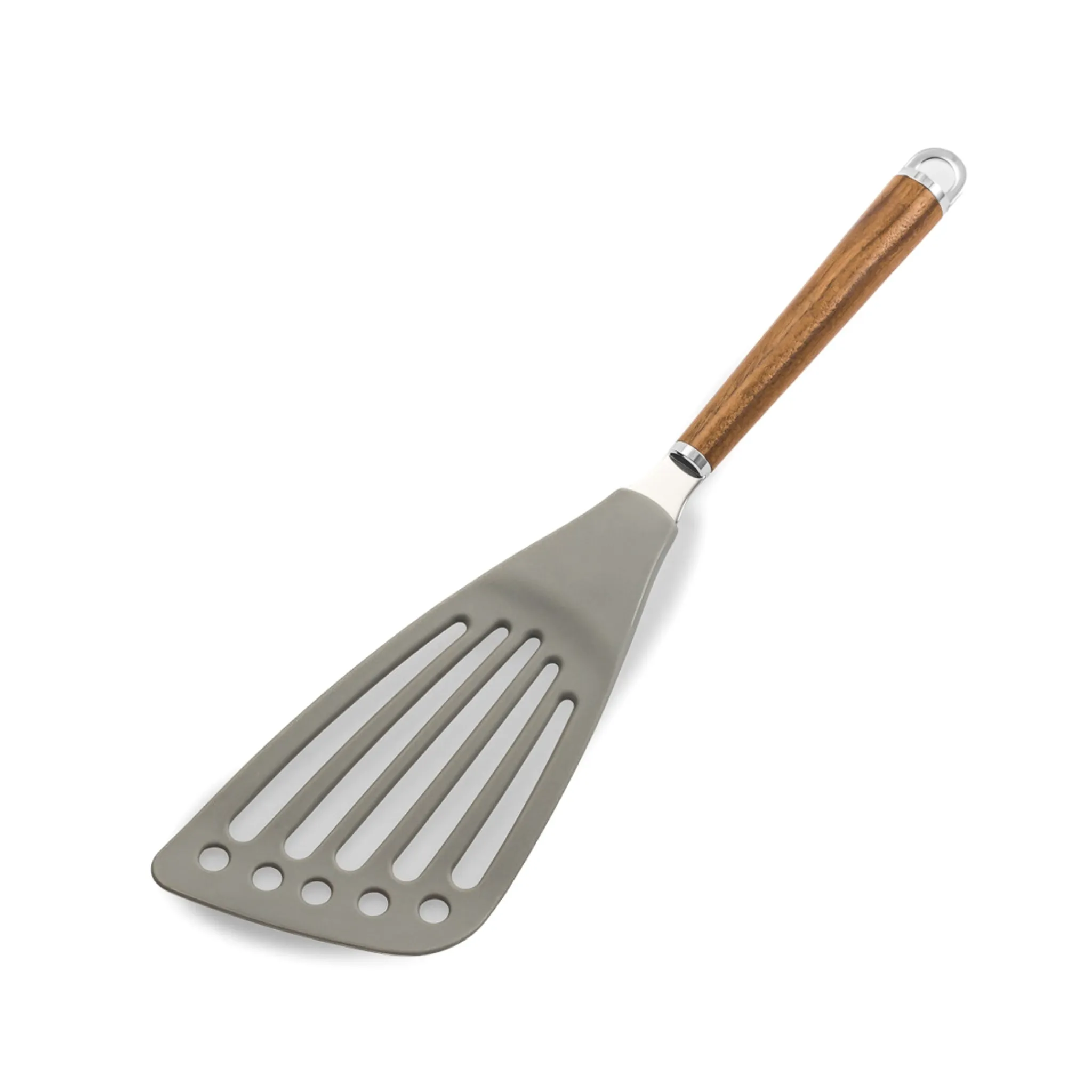 Online Wood Handle Nylon Slotted Spatula Kitchen Tools & Utensils