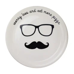 Discount Worry Less And Eat More Pizza Pizza Plate, 31cm Tableware Brands|Italian Ingredients