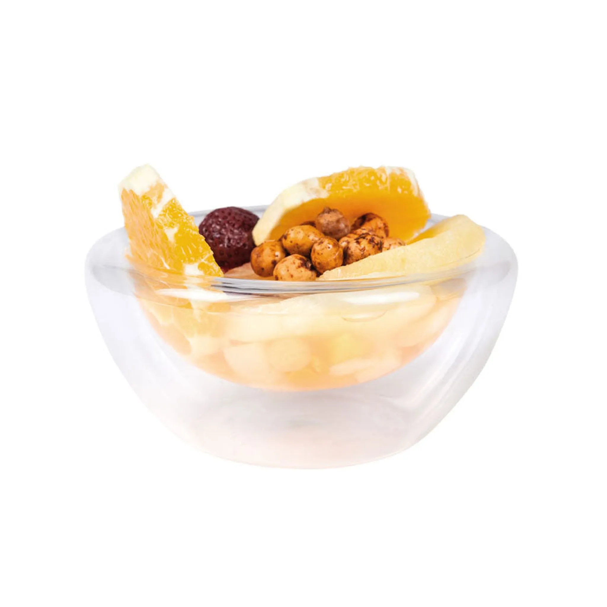 6 x 120ml Small Double-Walled, Glass Bowl Tableware Brands|Serveware