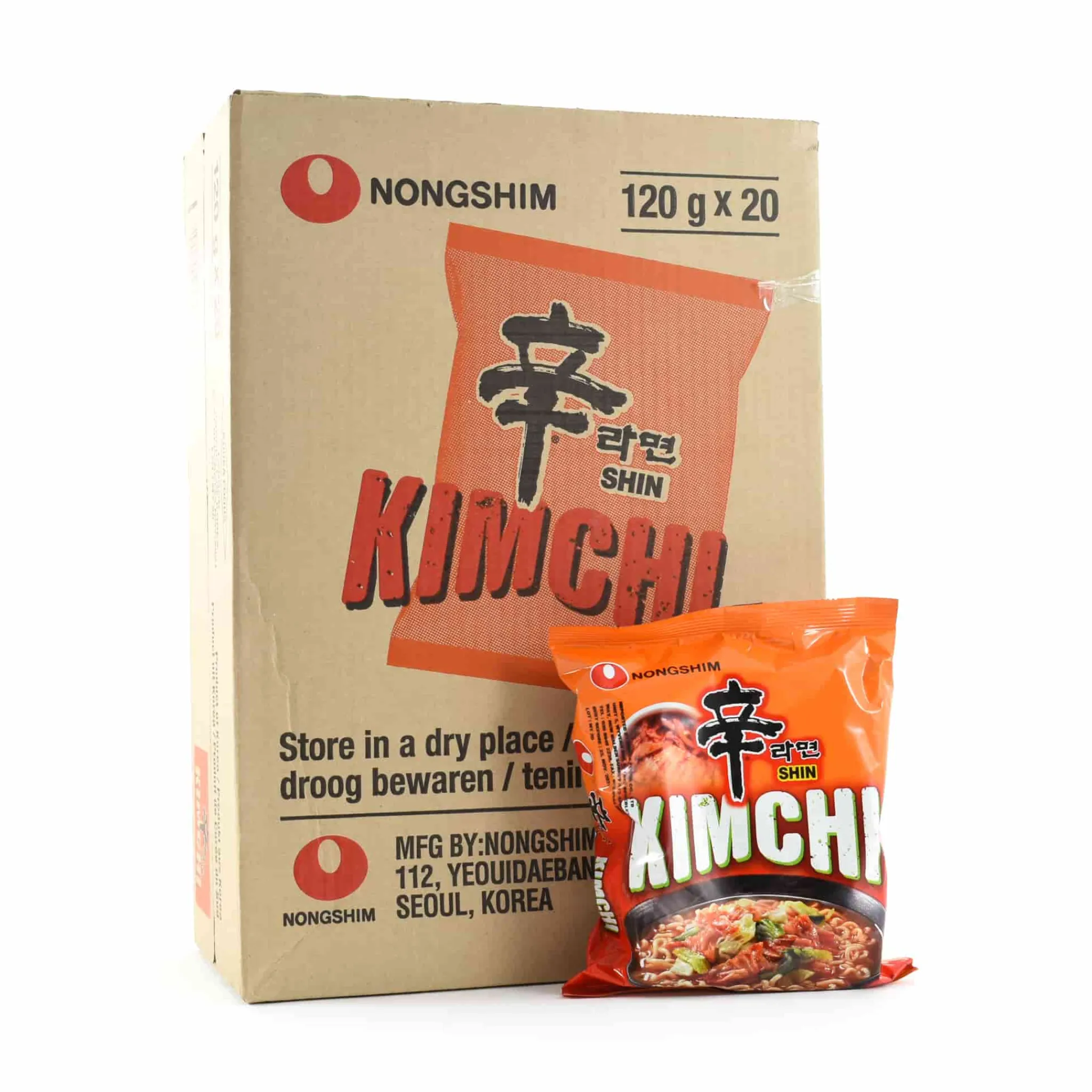 Discount 20 x Packs of Kimchi Ramyun Noodles Ingredients Brands|Korean Ingredients