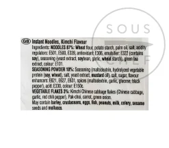 Discount 20 x Packs of Kimchi Ramyun Noodles Ingredients Brands|Korean Ingredients