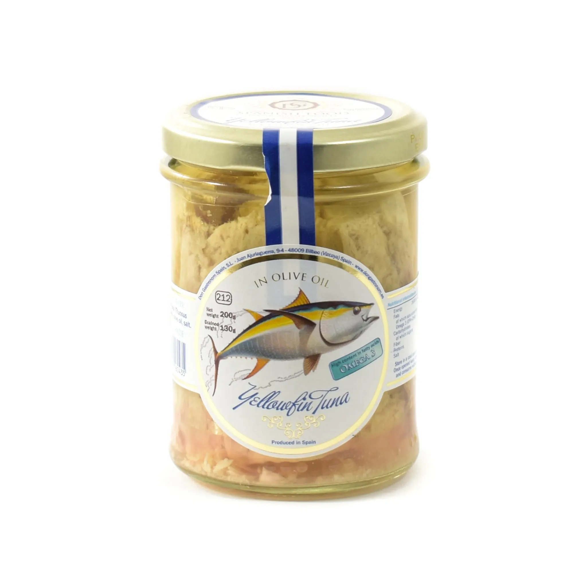 Clearance Yellowfin Tuna in Olive Oil, 200g Spanish Ingredients|Tinned Fish & Seafood